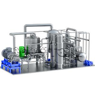 MVR heat pump distillation system